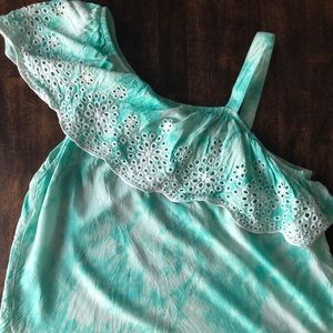 Justice tie dye top size 20/XL